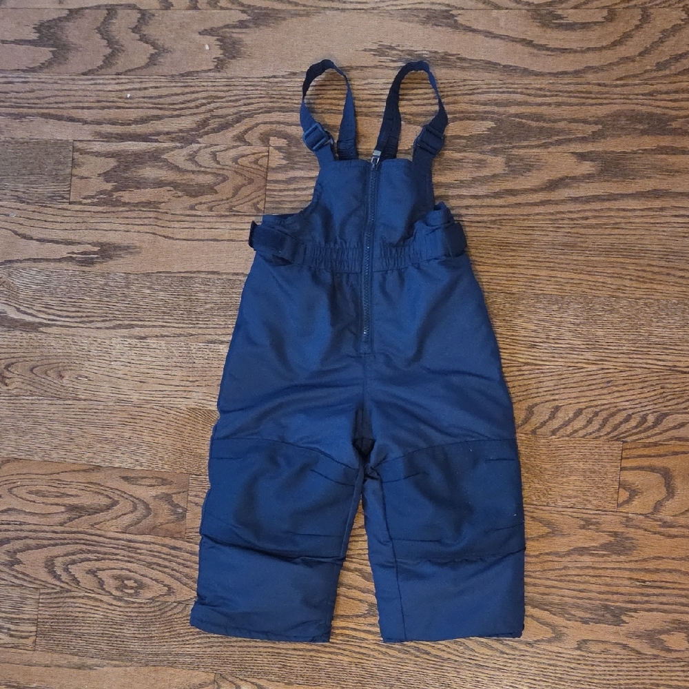 Cat & Jack - Dark Blue Kids Snow Bib Overalls - 18 Months